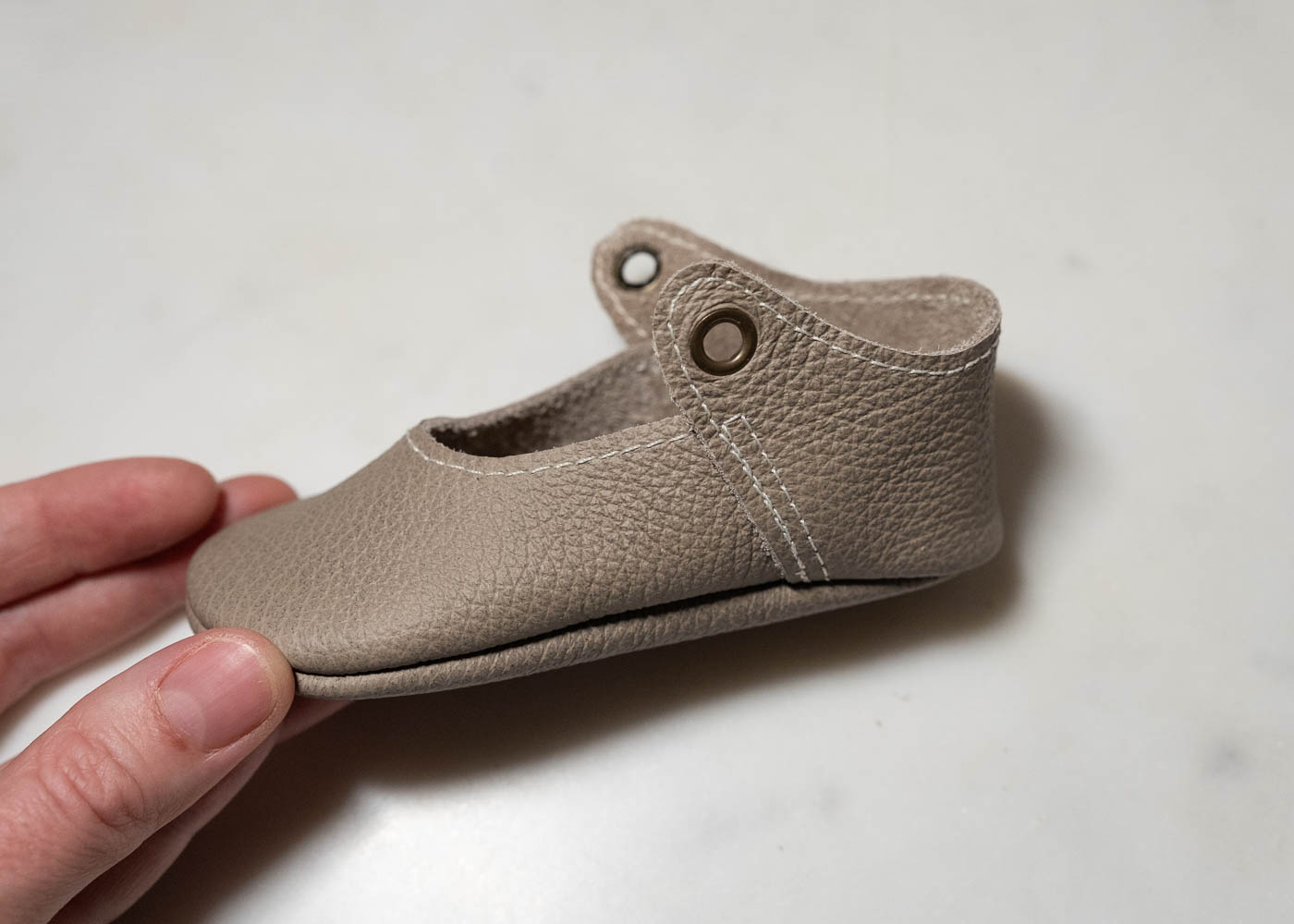 How to Make Leather Baby Shoes - Make It Yourself Mama