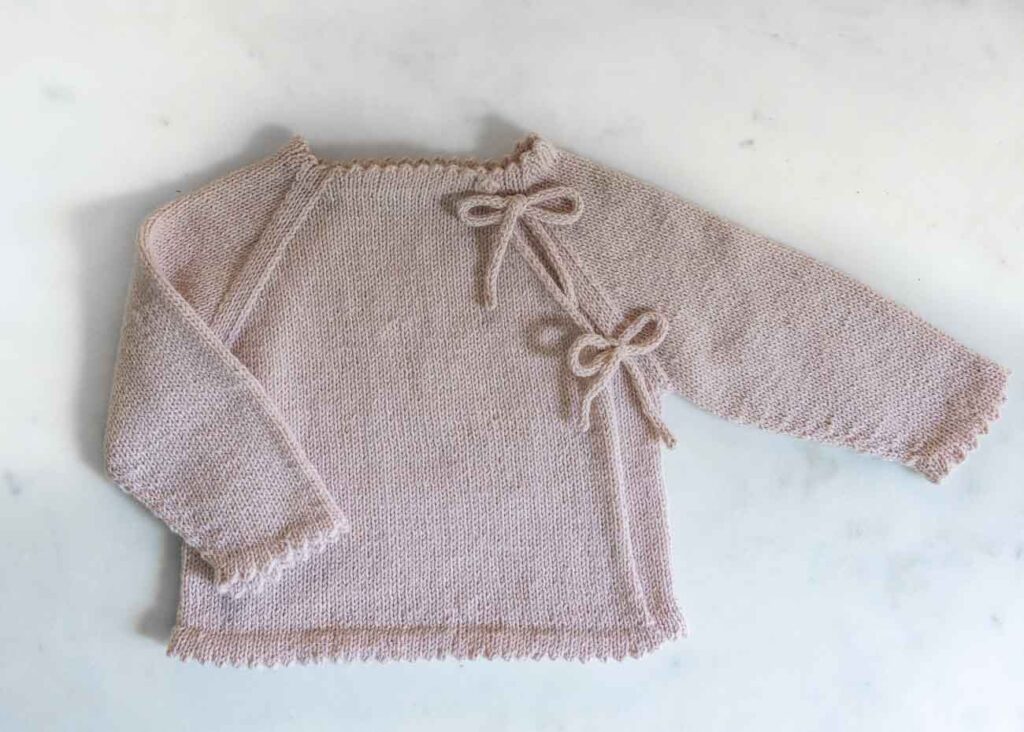 the knitting for olive wrap cardigan